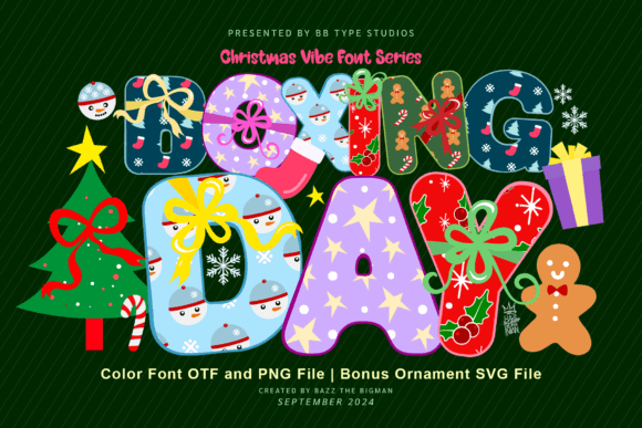 Elevate Your Holiday Designs with Boxing Day Font