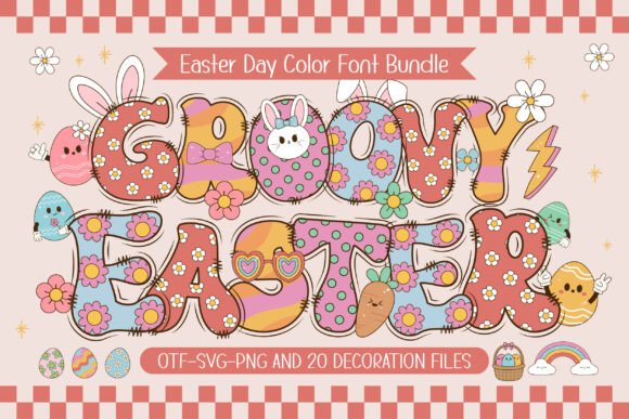 Groovy Easter: Retro Vibes for Modern Design