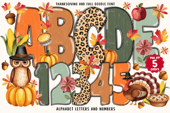 Thanksgiving and Fall Doodle Font: A Designer's Guide
